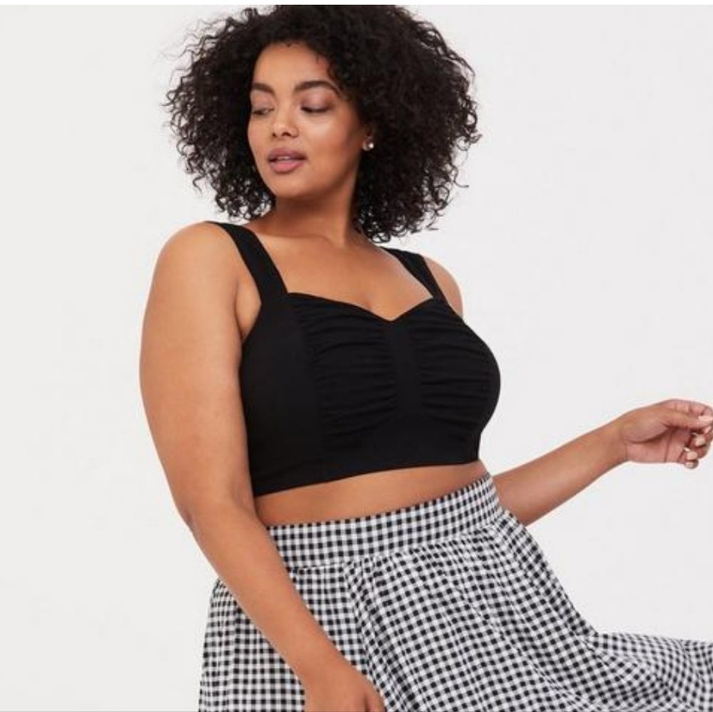 Black and White Gingham Challis 2 piece set